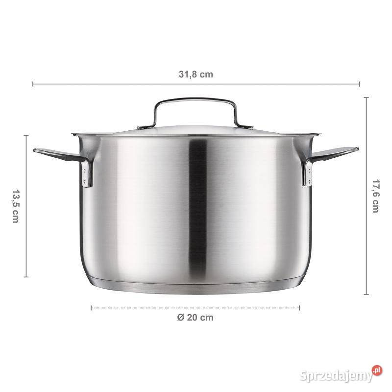 Garnek 5 l All Steel z pokrywką 1064752 Opalenica