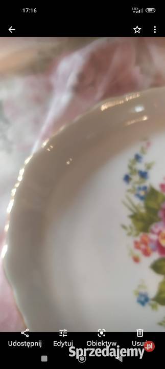 Stara patera Stok on trent porcelana Anglia biel Antyki, Sztuka, Kolekcje Wrocław