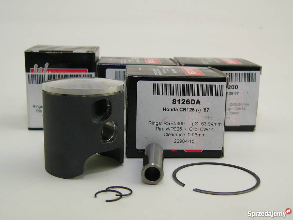 TŁOK komplet tłokowy WOSSNER 5394 mm sel A CR śląskie Zabrze