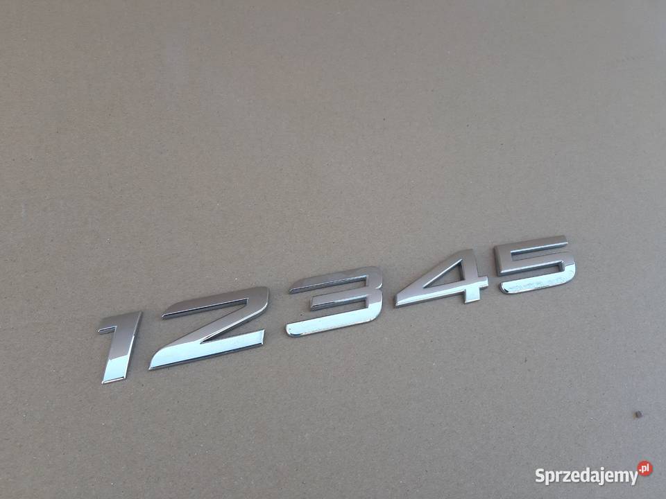 MERCEDES ACTROS MP4 CYFRA EMBLEMAT NUMER ciężarowe Trzciel