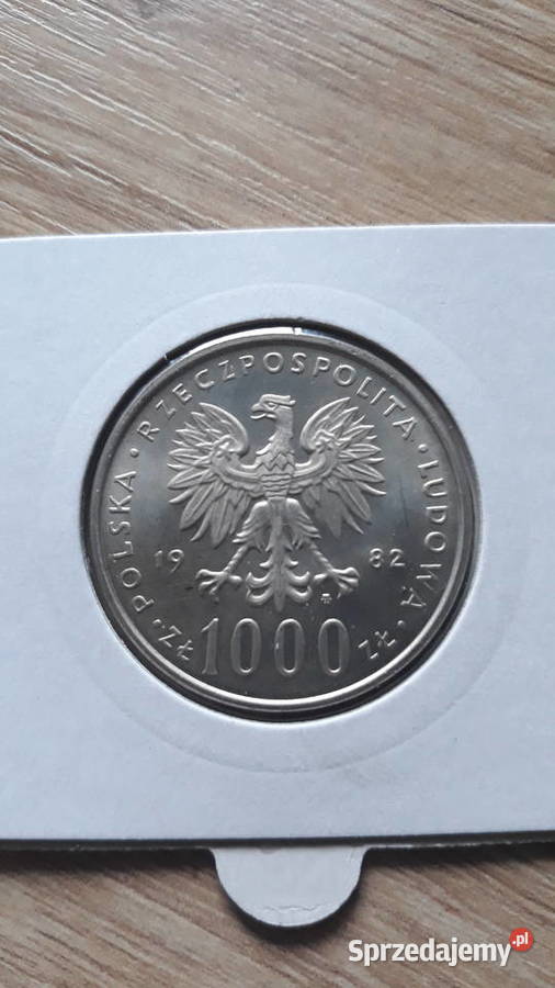 1000 Papież Jan Paweł II 1982 rMennicza 3 Konin