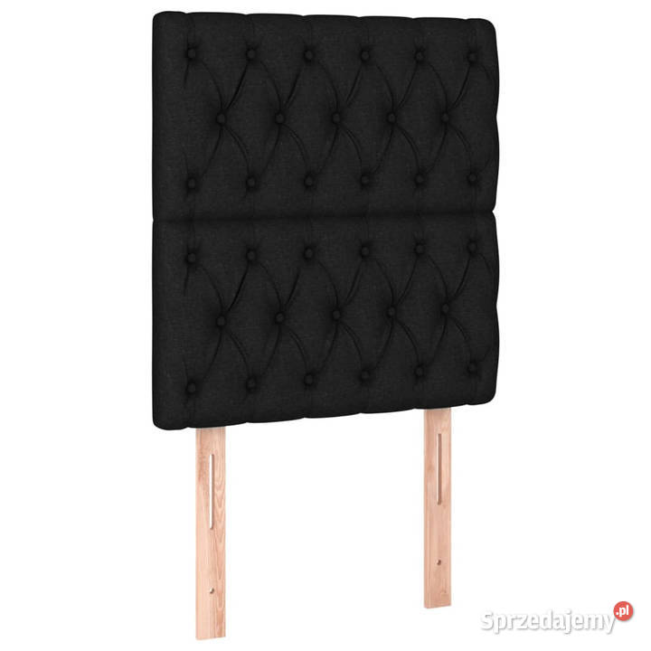 Zagłówek do łóżka z LED czarny 80x7x118128 Warszawa