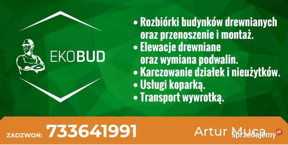 Usługi koparką usługi ogrodniczo porządkowe