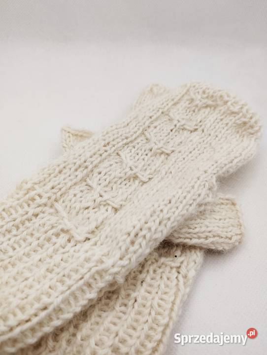 Mitenki rękawiczki handmade 100 ALPAKA warmińsko-mazurskie