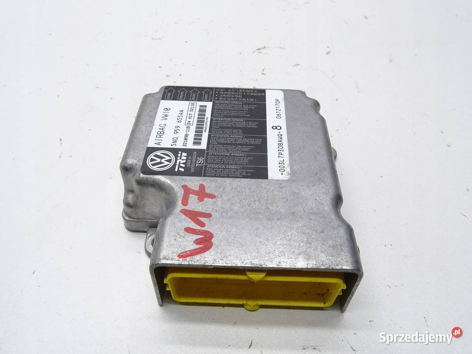 MODUŁ STEROWNIK SENSOR AIRBAG VW PASSAT B7 CC małopolskie