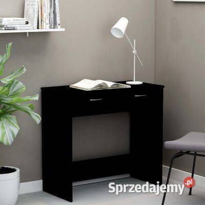 Biurko czarne 80x40x75 materiał Warszawa