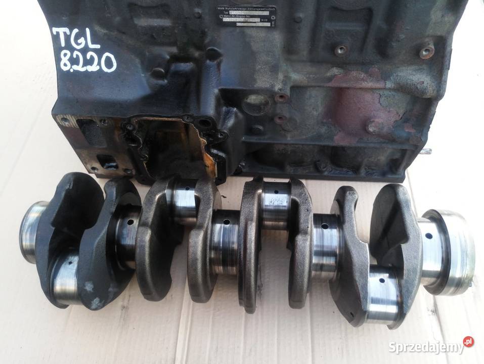 MAN TGL D0834 LFL 65 8220 EURO 5 Blok Wał Rzędowice