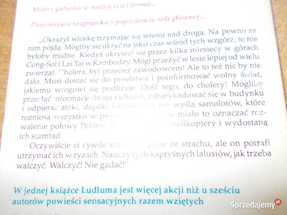 Robert Ludlum Droga do Gandolfo Głubczyce