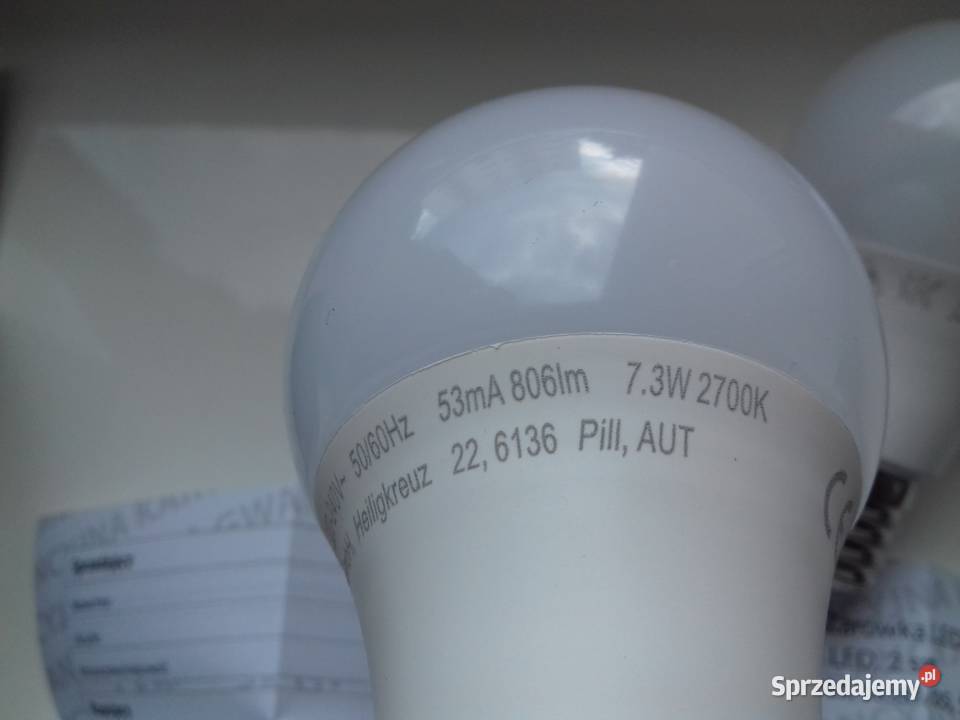 2 żarówki LED E27 73W 2700K 806lm Casalux w Bydgoszcz