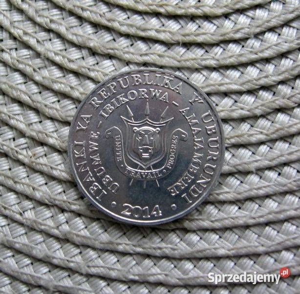 Burundi 5 Frank 2014r Dzioboróg Kafryjski sprzedam