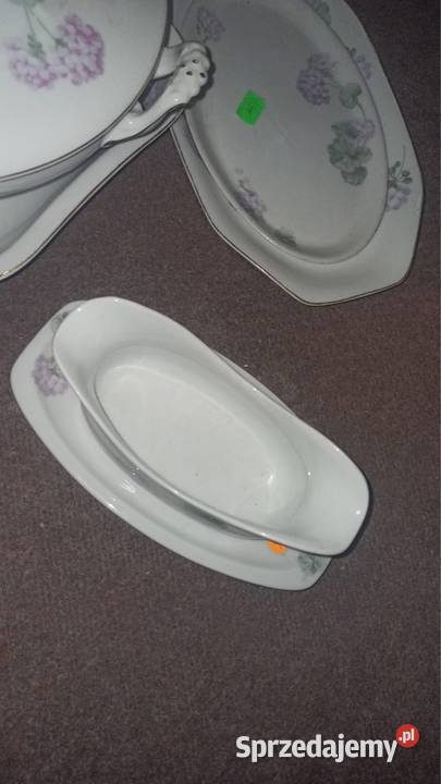 Sosjerka Hortensje Wzór z C T Altwasser Porcelana i szkło Gdańsk