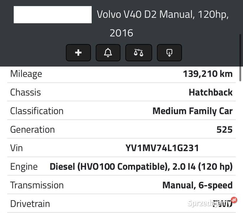SILNIK KOMPLETNY Volvo V60 S60 V40 II 20 D D2 Chełm sprzedam