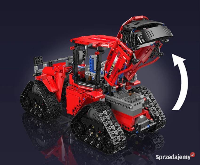 Klocki ciągnik sterowany CASE 1698klocków Pobiedziska