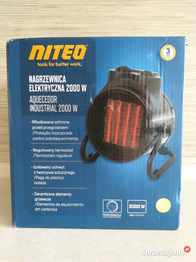 NAJTANIEJ Nagrzewnica Elektryczna 2000W PTC Zabrze