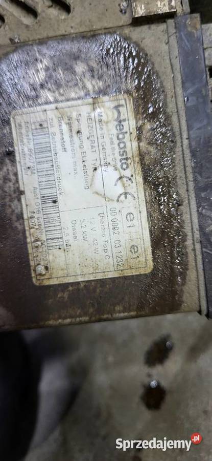 Sprzedam kompletne webasto podkarpackie Narol sprzedam