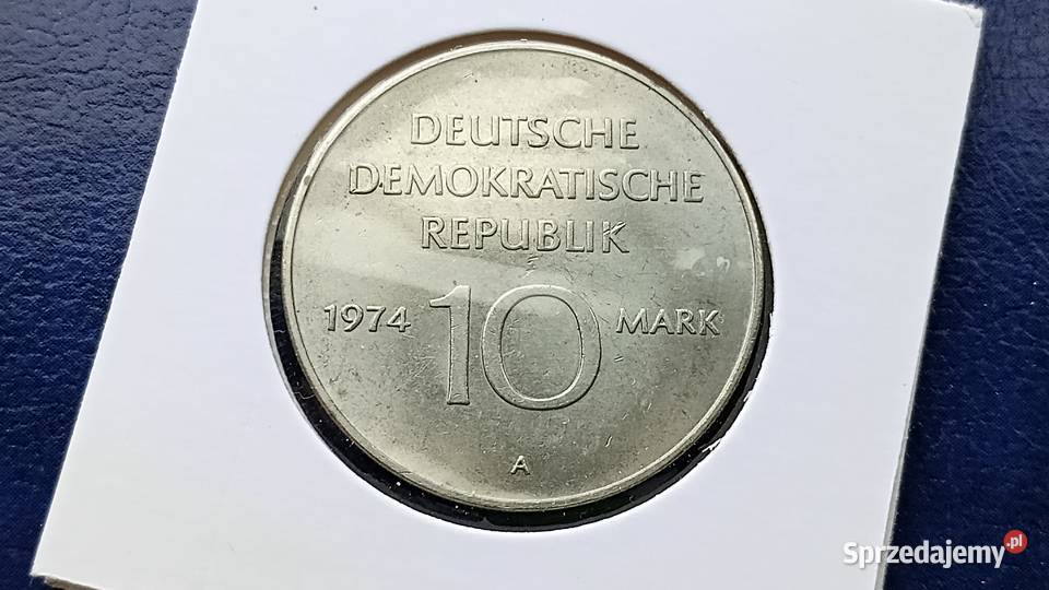 Stare monety 10 marek 1974 25 lat NRD NIemcy podkarpackie Lesko sprzedam