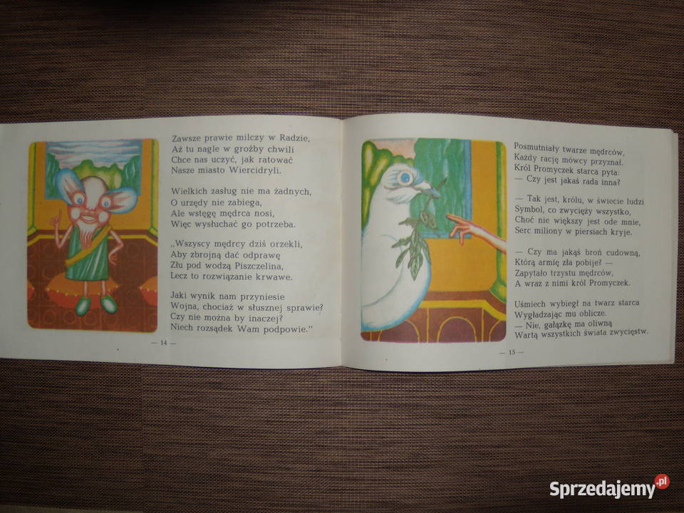 Baśń o maleńkich Wiergidrylach Adam Gruszka Książki dla dzieci mazowieckie Warszawa sprzedam
