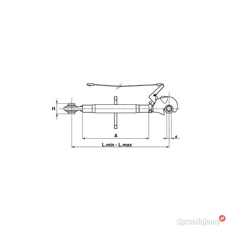 Łącznik centralny z hakiem seria Rapid kat2 Kamionna sprzedam