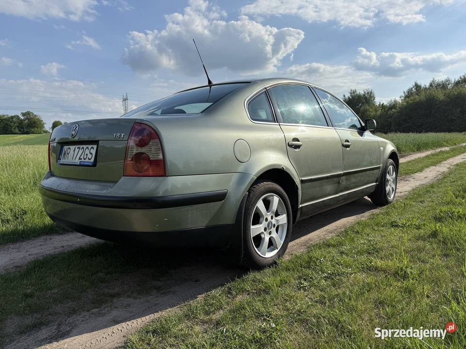 Volkswagen Passat Fl B5 2002 18T 150 LPG Rok produkcji 2002 Radom
