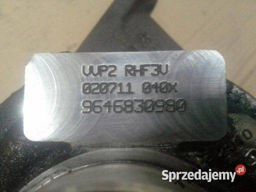 Turbosprężarka C2 C3 14HDI 9646830980 WYSYŁKA osobowe
