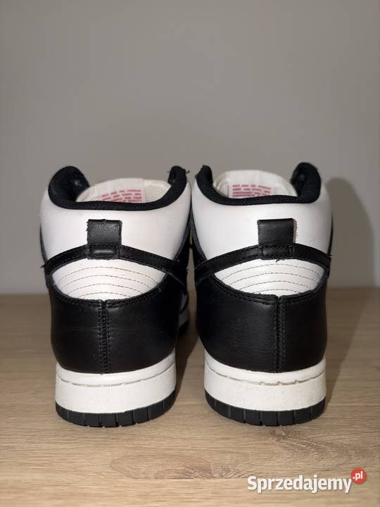 Nike Dunk High czarnobiałe 39 EU stan damskie Nike