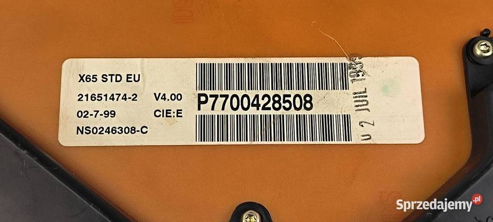 LICZNIK ZEGAR RENAULT CLIO II 7700428508 kujawsko-pomorskie Lipno