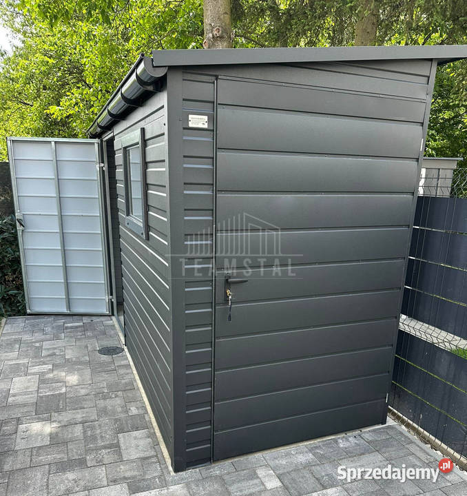 Schowek domek ogrodowy 35x12m drzwi okno dach Oświęcim