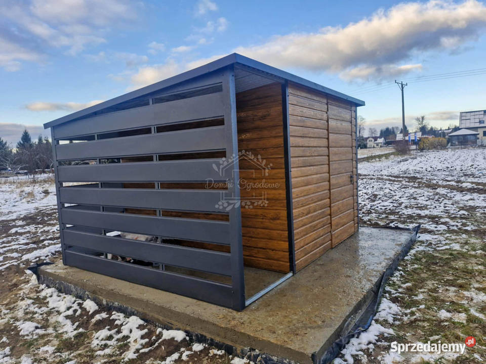 Schowek domek ogrodowy 25x3m okno drewnopodobny Sanok