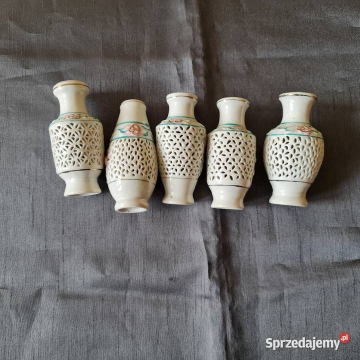 Małe wazoniki porcelanowe mazowieckie Warszawa