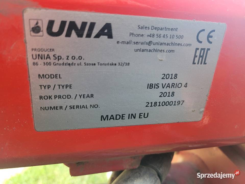 Pług obrotowy ibis vario Kórnik