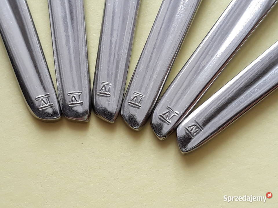 Łyżeczki do herbaty Polwid sztućce PRL Dąbrowa Górnicza