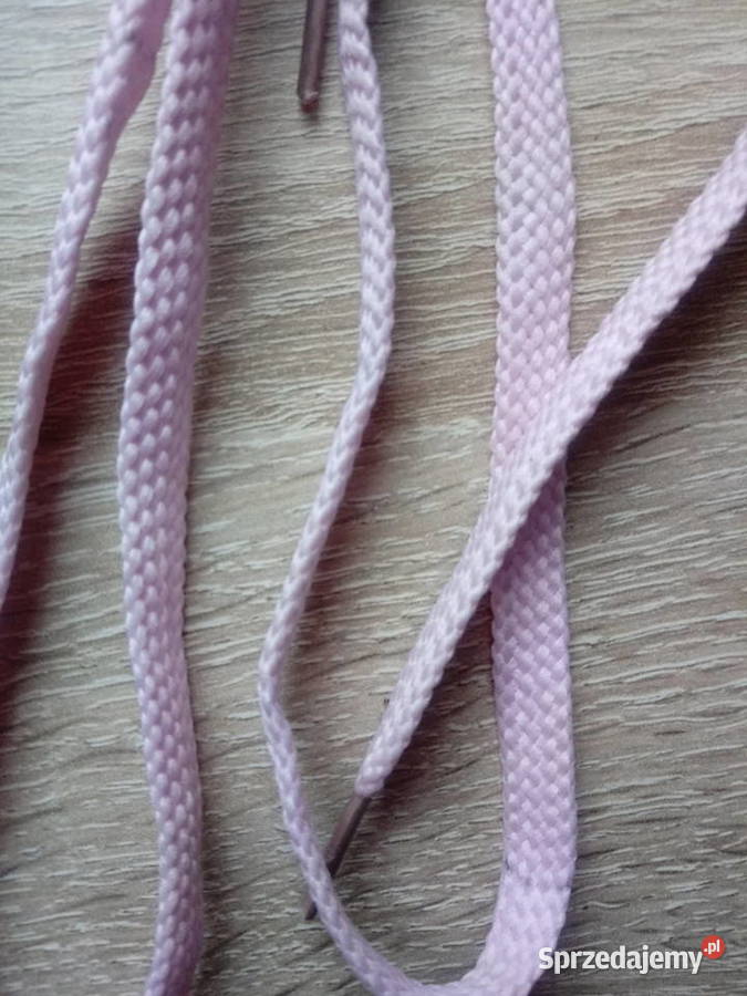 Sznurówki sznurowadła pudrowy róż małopolskie