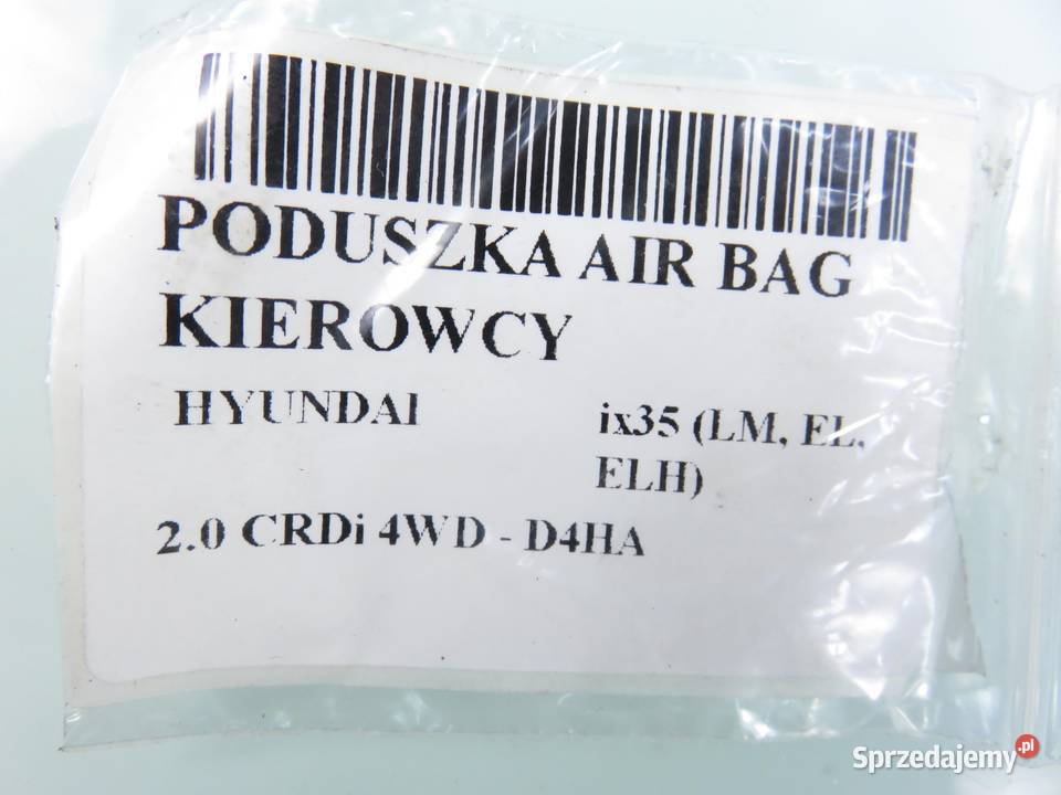 PODUSZKA KIEROWCY HYUNDAI ix35 małopolskie