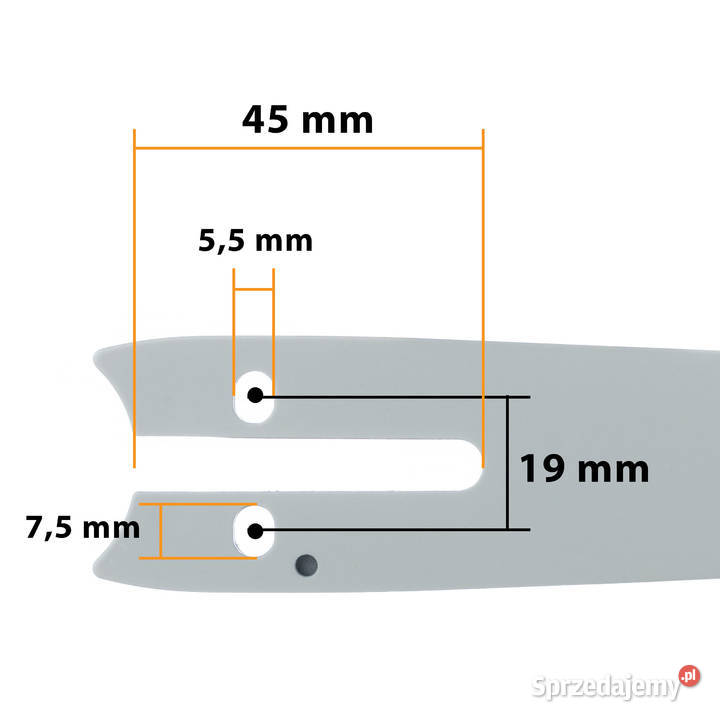 Prowadnica 6 do Piły Elektrycznej Stal 185 Skok Ludźmierz sprzedam