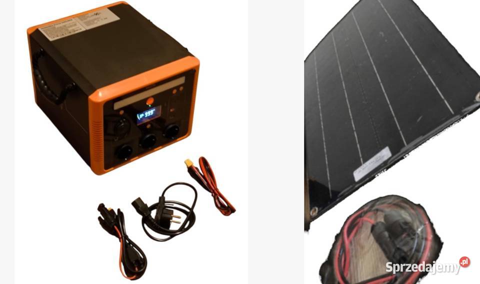 Stacja zasilania 1000W z panelem solarnym 100W Ostrowiec Świętokrzyski