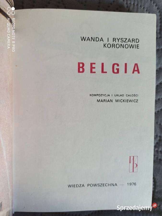 BELGIA Ryszard i Wanda Koronowie sprzedam