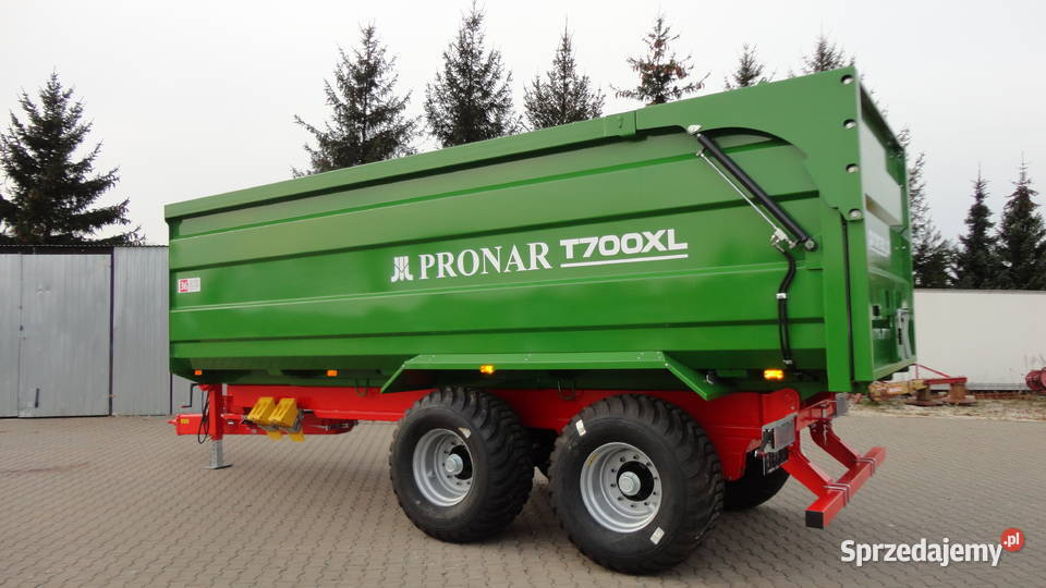 Przyczepa skorupowa rolnicza Pronar T700XL koła Wieluń