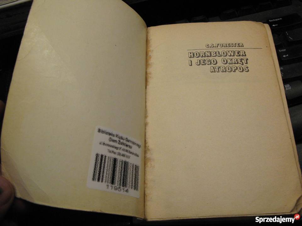 HORNBLOWER I JEGO OKRĘT ATROPOS Rok wydania 1978 Warszawa