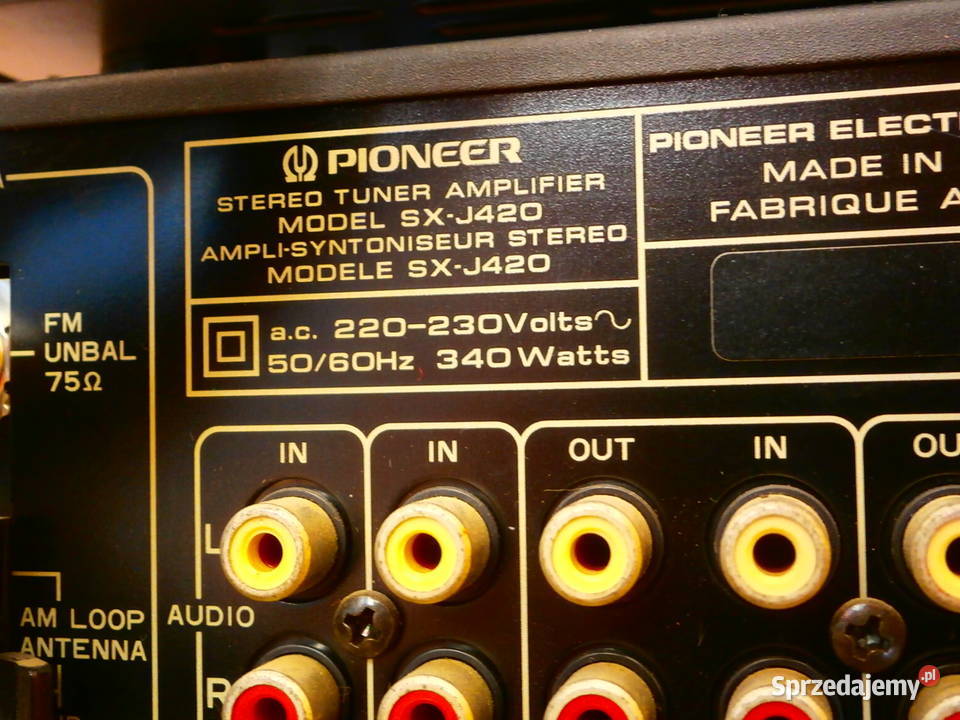 Wieża PIONEER SXJ420 do naprawy ładny stan Łódź
