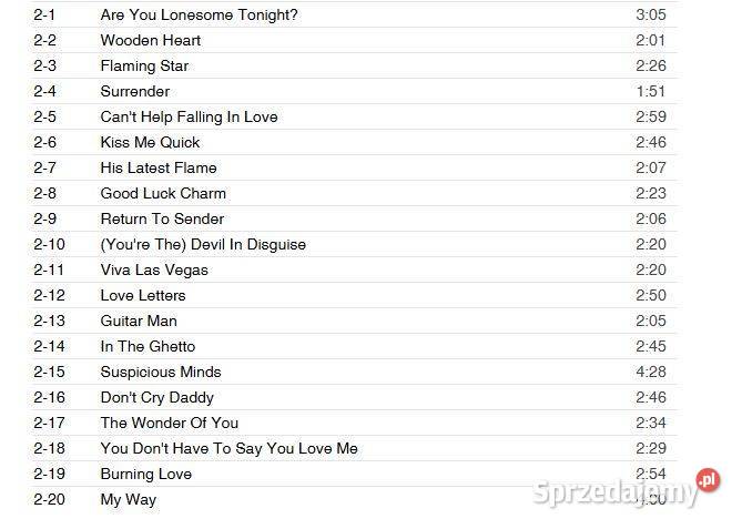 Elvis Presley Elvis Gold The Very Best Of The Biłgoraj sprzedam