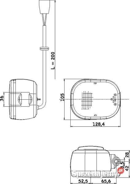 Reflektor roboczy 05470000 Kamionna