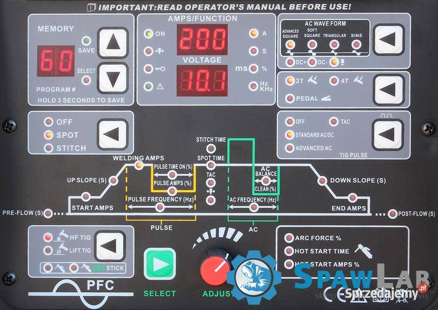 Welder Fantasy JET TIG II ACDC 200S SPOTCOLD Krotoszyn