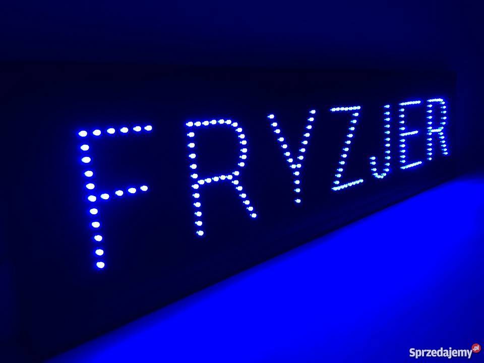 Szyld reklamowy diodowy 100x25 zewnętrzna