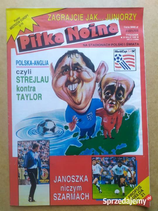 Tygodnik Piłka Nożna rocznik 1993