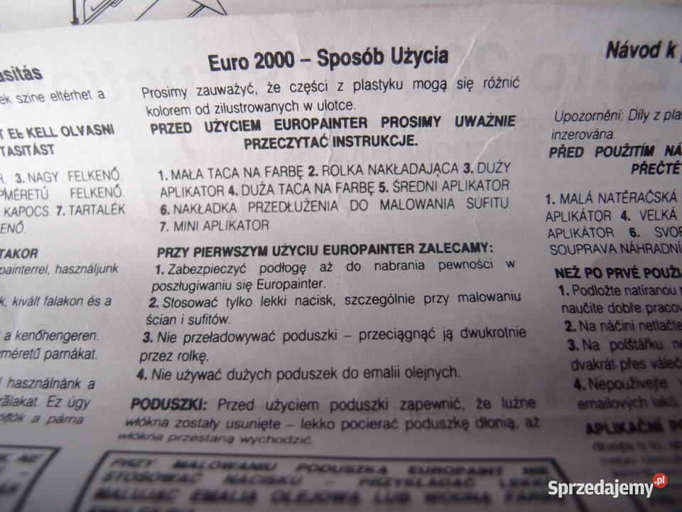 Zestaw do malowania ścian i sufitów EuroPaint łódzkie Łódź