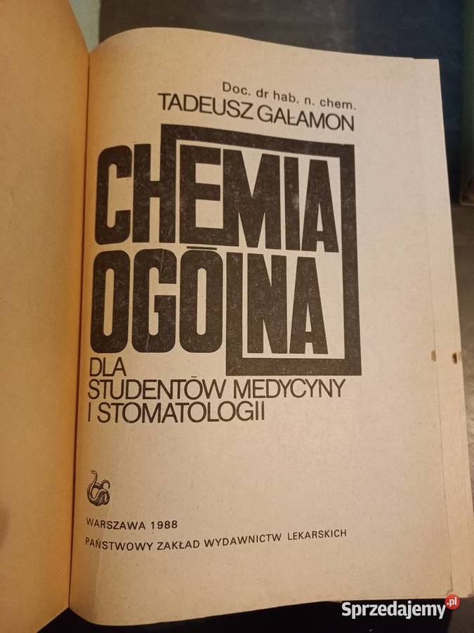 Chemia ogólna studentów medycyny i stomatologii Kultura i Rozrywka Lublin