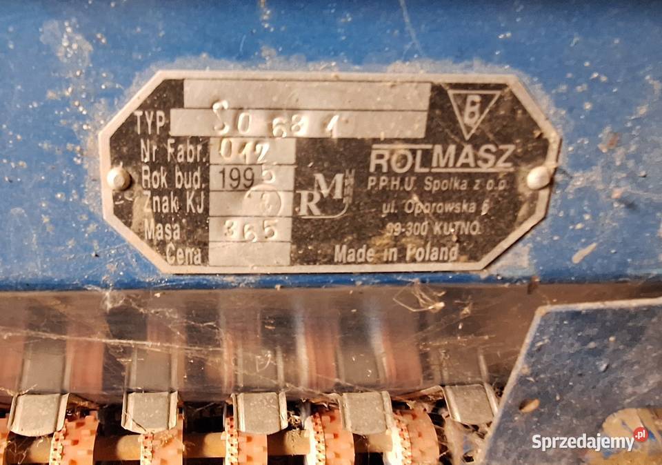 Siewnik zbożowy Rolmasz typ SO 681 produkcji Siewniki i sadzarki lubelskie Rybczewice Drugie