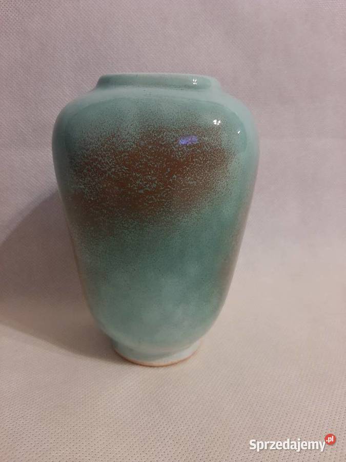 Śliczny ceramiczny wazonik niemiecki sygnowany Inowrocław