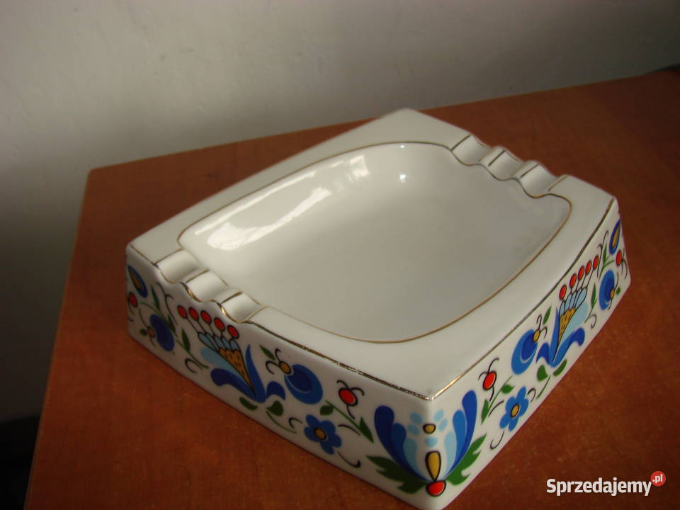 Lubiana wzór kaszubski popielniczka Pruszcz Gdański sprzedam
