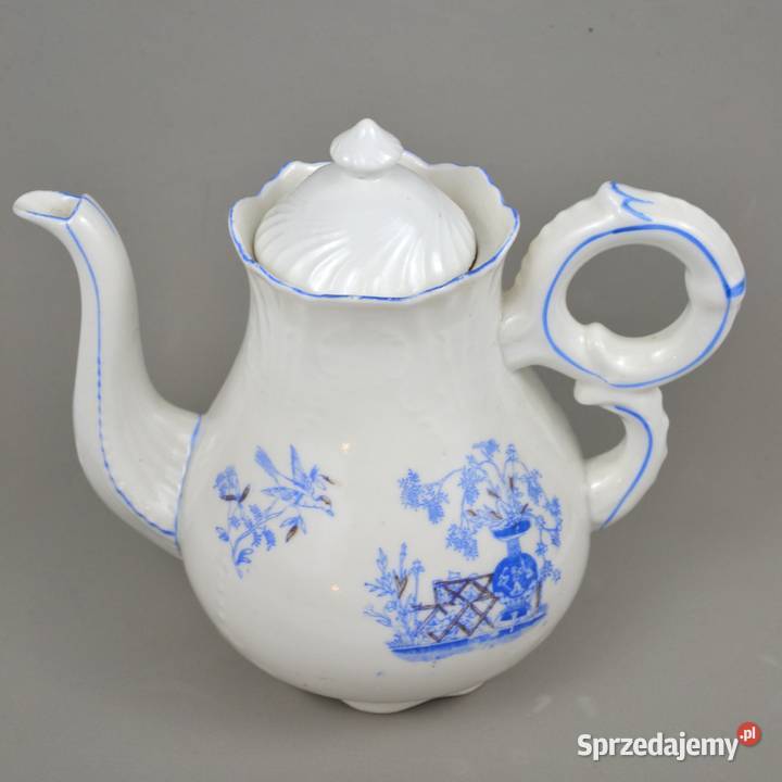 Stary dzbanek do kawy z serii CHINA BLAU Pomiechówek